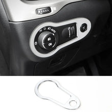 For 2014+ Jeep Cherokee Headlight Switch Panel Decor Frame Trim RT-TCZ