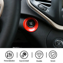 For 2014+ Jeep Cherokee Ignition Engine Start Key Cover Ring Trim RT-TCZ