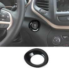 For 2014+ Jeep Cherokee Ignition Engine Start Key Cover Ring Trim RT-TCZ