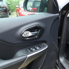 For 2014+ Jeep Cherokee Inner Door Handle Cover Bezel Trim 4PCS RT-TCZ