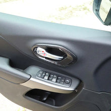 For 2014+ Jeep Cherokee Inner Door Handle Cover Bezel Trim 4PCS RT-TCZ