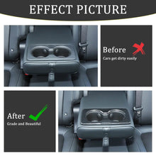 For 2014+ Jeep Cherokee Rear Armrest Cup Holder Panel Trim Cover RT-TCZ
