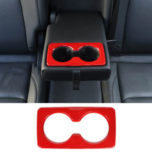 For 2014+ Jeep Cherokee Rear Armrest Cup Holder Panel Trim Cover RT-TCZ