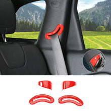For 2014+ Jeep Cherokee Seat Belt Buckle Adjust Cover Trim ABS RT-TCZ