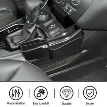For 2014+ Jeep Cherokee Storage Box Center Console Gear Shift Side Organizer Phone Storage Compartment RT-TCZ