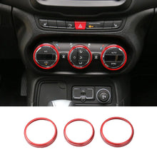 For 2015-2017 Jeep Renegade Air Condition Vent Adjustment Switch Knob Trim Ring RT-TCZ