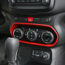 For 2015-2017 Jeep Renegade Air Conditioner Adjust Switch Decor Frame Cover Trim RT-TCZ