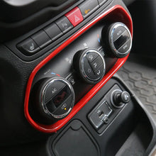 For 2015-2017 Jeep Renegade Air Conditioner Adjust Switch Decor Frame Cover Trim RT-TCZ