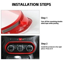 For 2015-2017 Jeep Renegade Air Conditioner Adjust Switch Decor Frame Cover Trim RT-TCZ