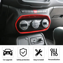 For 2015-2017 Jeep Renegade Air Conditioner Adjust Switch Decor Frame Cover Trim RT-TCZ