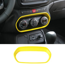 For 2015-2017 Jeep Renegade Air Conditioner Adjust Switch Decor Frame Cover Trim RT-TCZ