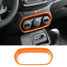 For 2015-2017 Jeep Renegade Air Conditioner Adjust Switch Decor Frame Cover Trim RT-TCZ