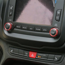 For 2015-2017 Jeep Renegade CD Switch Button Knob Cover Ring Trim RT-TCZ