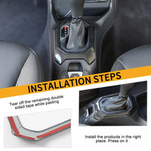 For 2015-2017 Jeep Renegade Central Gear Shift Panel Trim Cover Decor Frame RT-TCZ