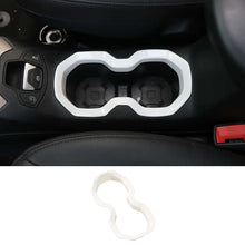 For 2015-2017 Jeep Renegade Interior Front Water Cup Holder Trim Cover Decor Ring RT-TCZ