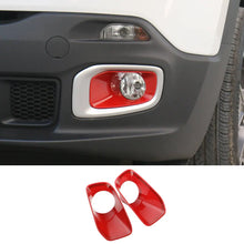 For 2015-2018 Jeep Renegade Front Fog Light Lamp Bezels Trim Frame RT-TCZ