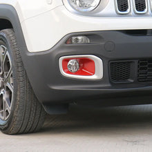 For 2015-2018 Jeep Renegade Front Fog Light Lamp Bezels Trim Frame RT-TCZ