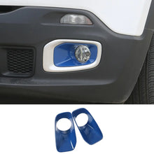 For 2015-2018 Jeep Renegade Front Fog Light Lamp Bezels Trim Frame RT-TCZ