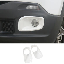 For 2015-2018 Jeep Renegade Front Fog Light Lamp Bezels Trim Frame RT-TCZ