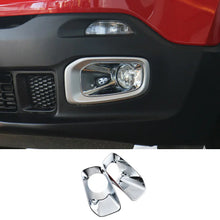 For 2015-2018 Jeep Renegade Front Fog Light Lamp Bezels Trim Frame RT-TCZ