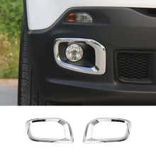 For 2015-2018 Jeep Renegade Front Fog Light Lamp Frame Trim Bezels RT-TCZ