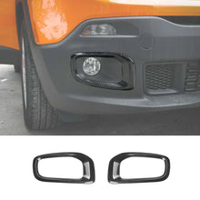 For 2015-2018 Jeep Renegade Front Fog Light Lamp Frame Trim Bezels RT-TCZ
