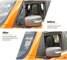 For 2015+ Jeep Renegade 2PCS Car Front Triangle Window Glass Panel Protector Trim Cover RT-TCZ