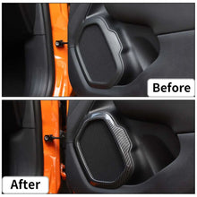 For 2015+ Jeep Renegade 4x Door Sound Speaker Audio Ring Cover Frame Trim RT-TCZ