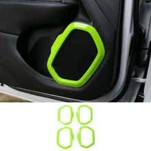 For 2015+ Jeep Renegade 4x Door Sound Speaker Audio Ring Cover Frame Trim RT-TCZ