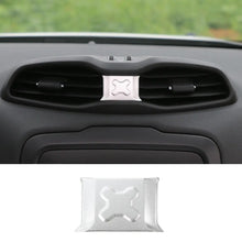 For 2015+ Jeep Renegade Central Air Outlet Vents Cover Trim Aluminum RT-TCZ