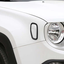 For 2015+ Jeep Renegade Front Side Fender Light Lamp Bezels Trim RT-TCZ