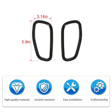 For 2015+ Jeep Renegade Front Side Fender Light Lamp Bezels Trim RT-TCZ