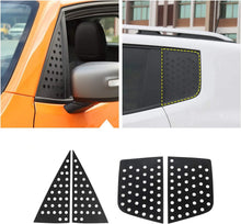 For 2015+ Jeep Renegade Front & Rear Window Triangle Glass Panel Cover Trim 4pcs RT-TCZ