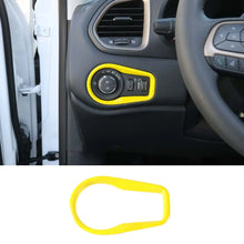 For 2015+ Jeep Renegade Headlight Switch Button Frame Trim RT-TCZ