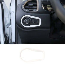 For 2015+ Jeep Renegade Headlight Switch Button Frame Trim RT-TCZ