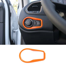For 2015+ Jeep Renegade Headlight Switch Button Frame Trim RT-TCZ