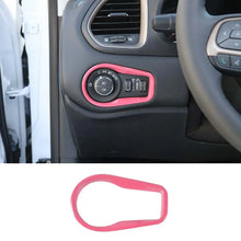 For 2015+ Jeep Renegade Headlight Switch Button Frame Trim RT-TCZ