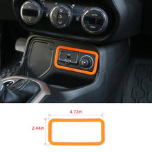 For 2015+ Jeep Renegade Interior Cigarette Lighter Switch Button Frame Trim RT-TCZ
