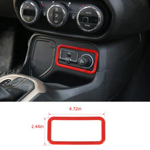 For 2015+ Jeep Renegade Interior Cigarette Lighter Switch Button Frame Trim RT-TCZ