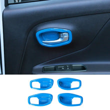 For 2015+ Jeep Renegade Interior Door Handle Trim Bowl Cover Decor RT-TCZ