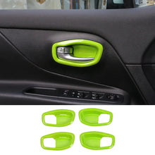 For 2015+ Jeep Renegade Interior Door Handle Trim Bowl Cover Decor RT-TCZ