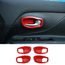 For 2015+ Jeep Renegade Interior Door Handle Trim Bowl Cover Decor RT-TCZ