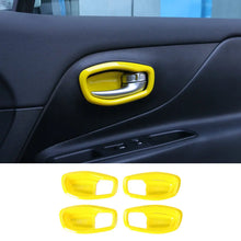 For 2015+ Jeep Renegade Interior Door Handle Trim Bowl Cover Decor RT-TCZ