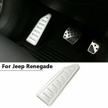 For 2015+ Jeep Renegade Left Foot Rest Pedal Kick Panel Cover Trim Aluminum RT-TCZ