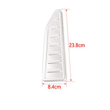 For 2015+ Jeep Renegade Left Foot Rest Pedal Kick Panel Cover Trim Aluminum RT-TCZ