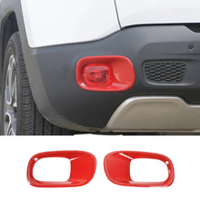 For 2015+ Jeep Renegade Rear Tail Fog Light Lamp Bezels Trim Frame RT-TCZ