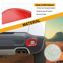 For 2015+ Jeep Renegade Rear Tail Fog Light Lamp Bezels Trim Frame RT-TCZ