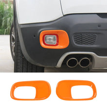 For 2015+ Jeep Renegade Rear Tail Fog Light Lamp Bezels Trim Frame RT-TCZ