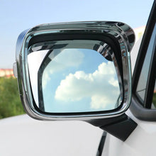 For 2015+ Jeep Renegade  Rearview Mirror Rain Eyebrow Cover Trim Chrome ABS RT-TCZ