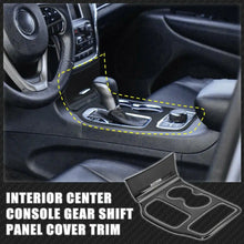 For 2016-2021 Jeep Grand Cherokee WK2 Center Gear Shift Panel Cover Trim Soft Carbon Fiber RT-TCZ